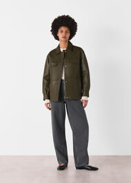 Clean Bonded Leather Jacket
