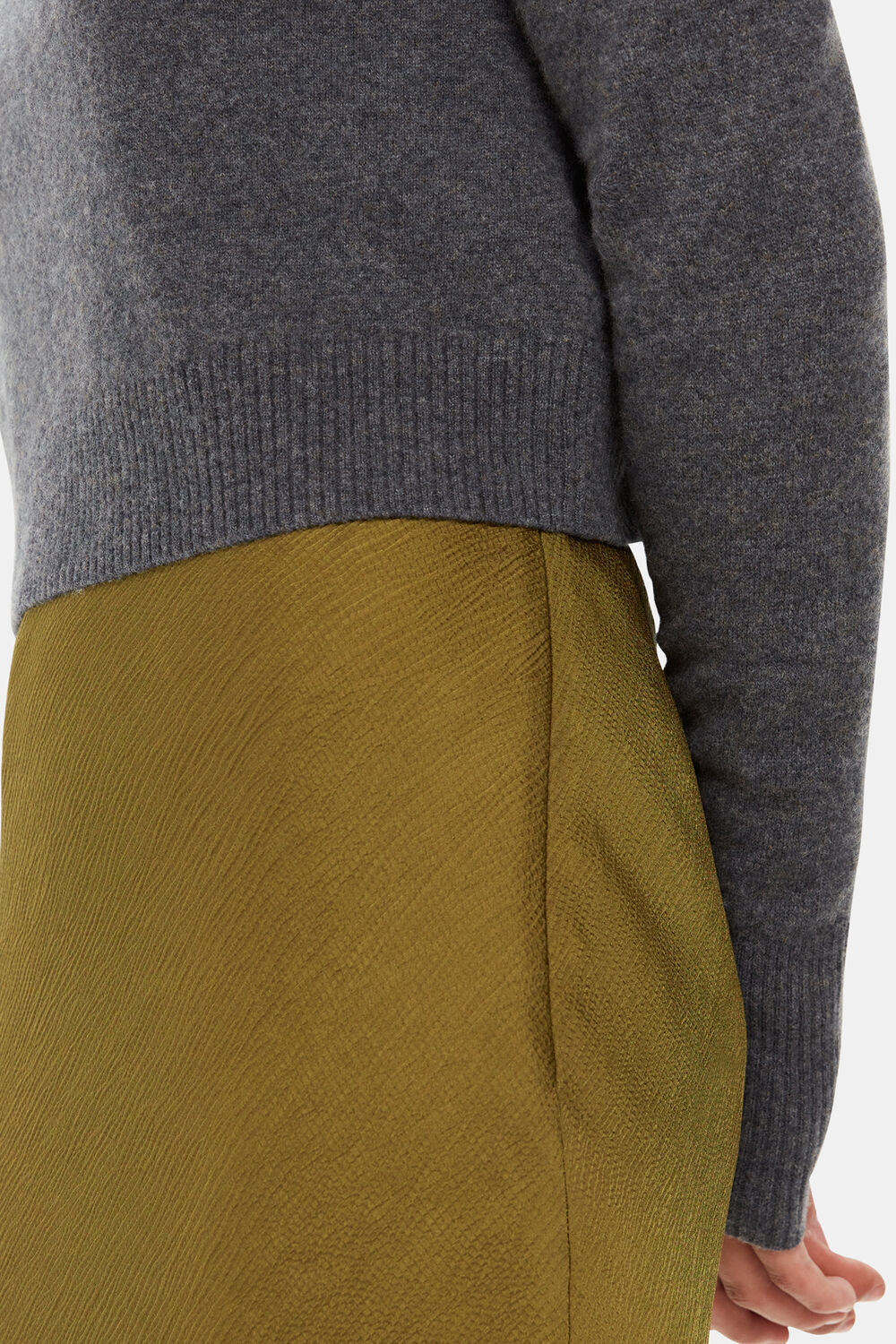 Satin Bias Cut Skirt