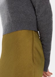 Satin Bias Cut Skirt