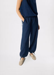Tie Hem Balloon Trouser