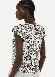 Dandelion Floral Frill Top