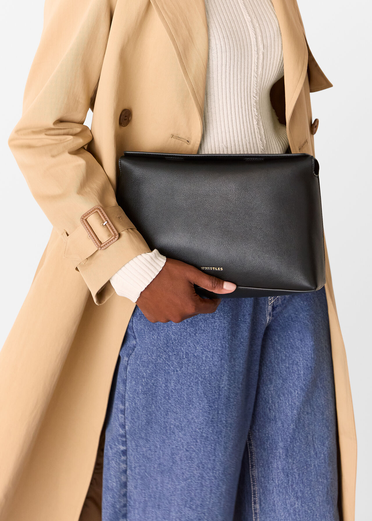 Fia Foldtop Clutch Bag