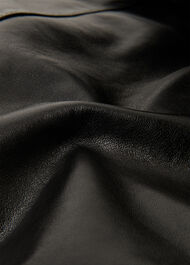 Clean Zip Leather Jacket