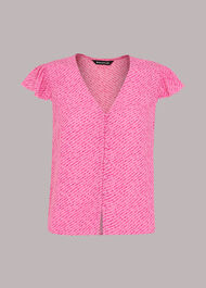 Diagonal Fleck Top