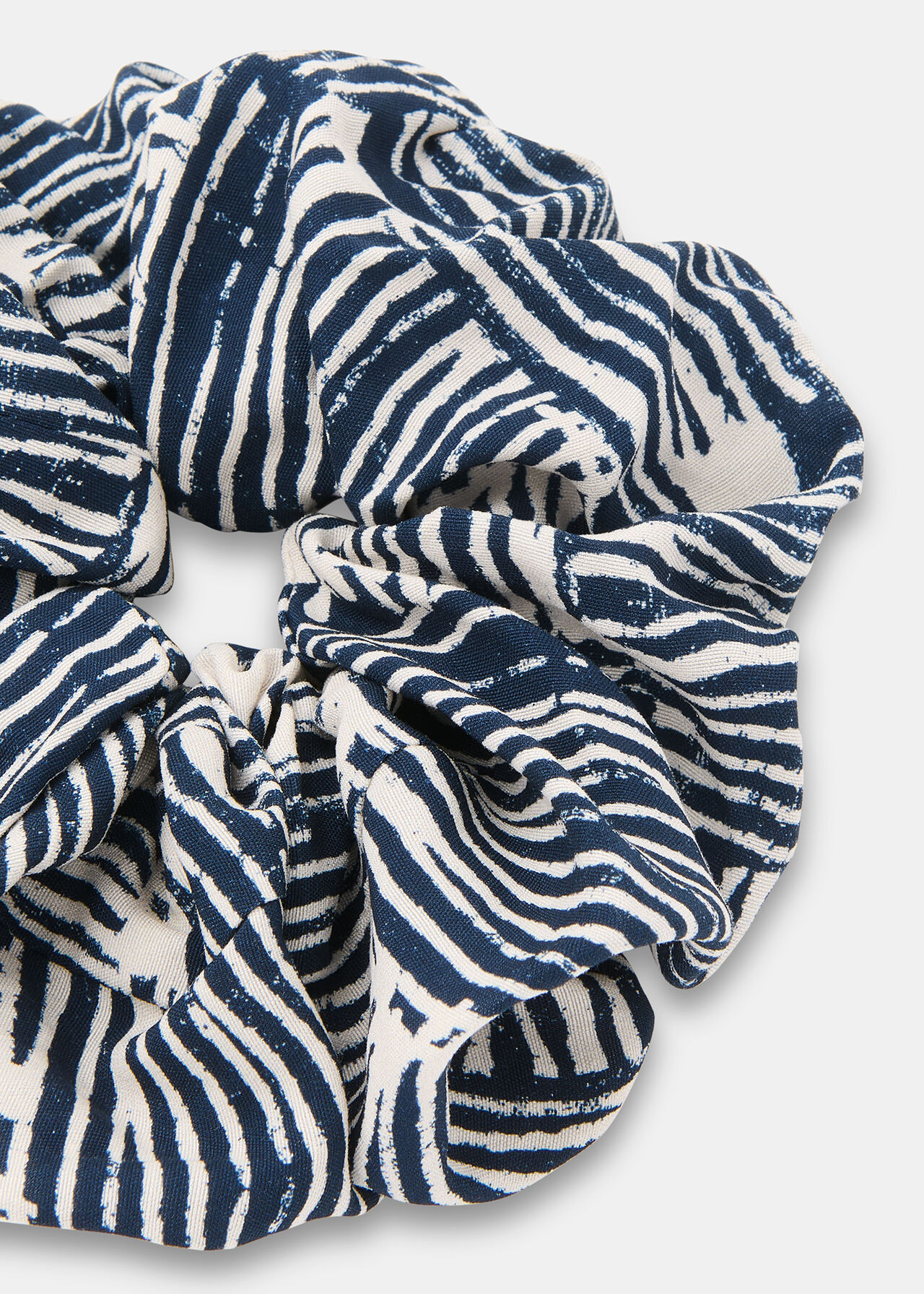 Hatch Squares Scrunchie