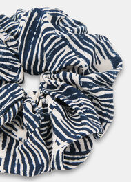 Hatch Squares Scrunchie