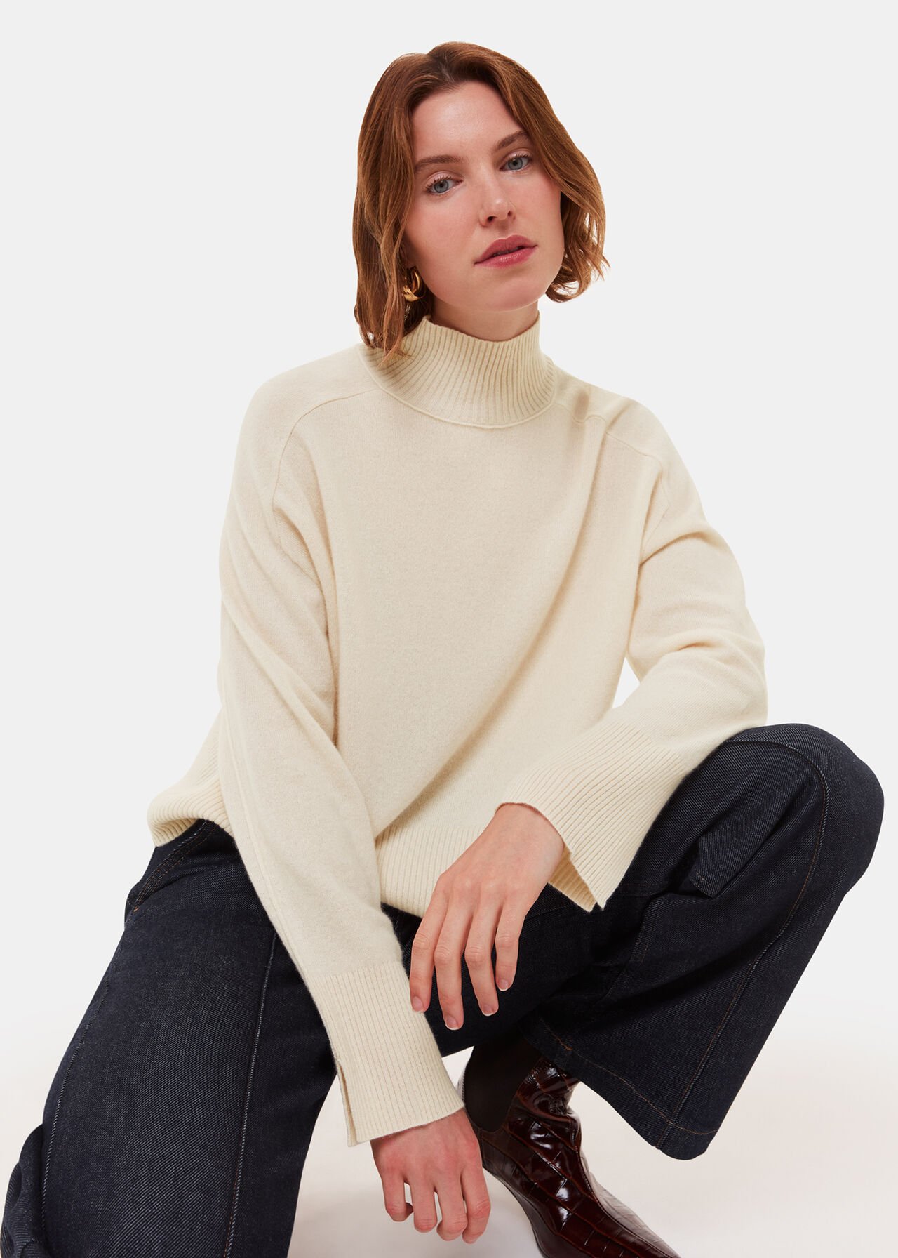 Cashmere Funnel Neck