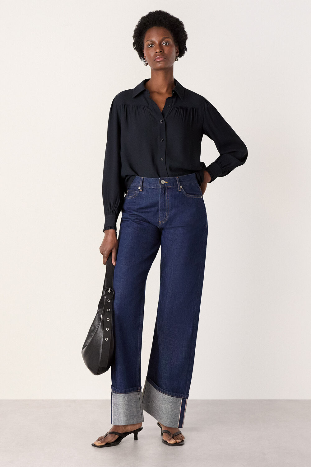 Tie Detail Crepe Blouse