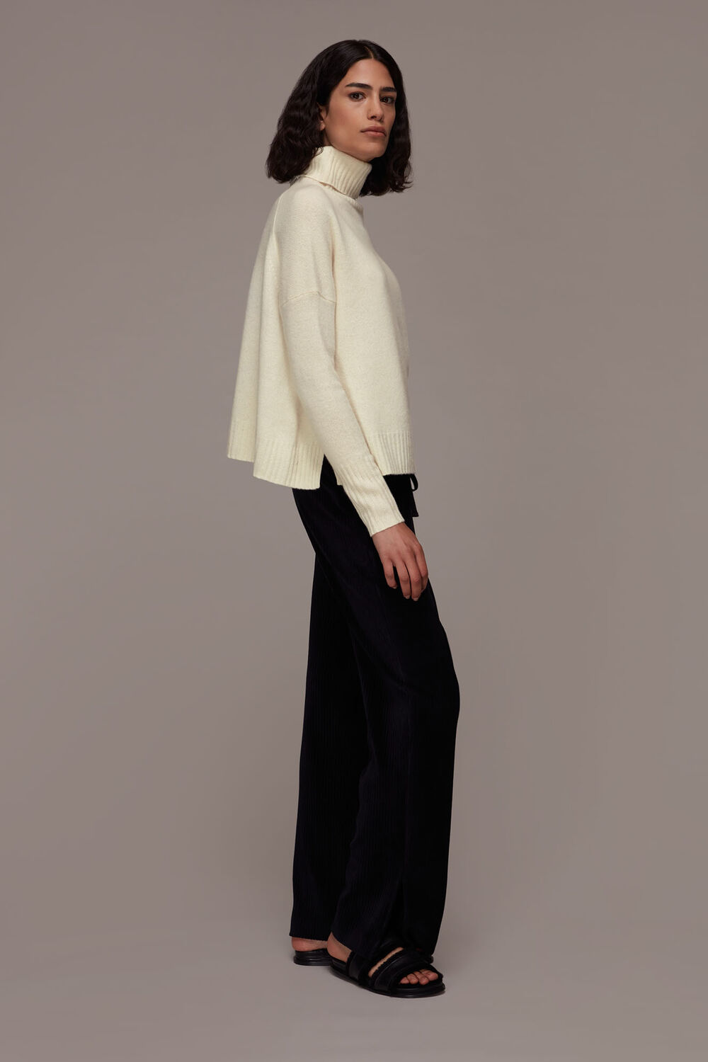 Roll Neck Wool Knit