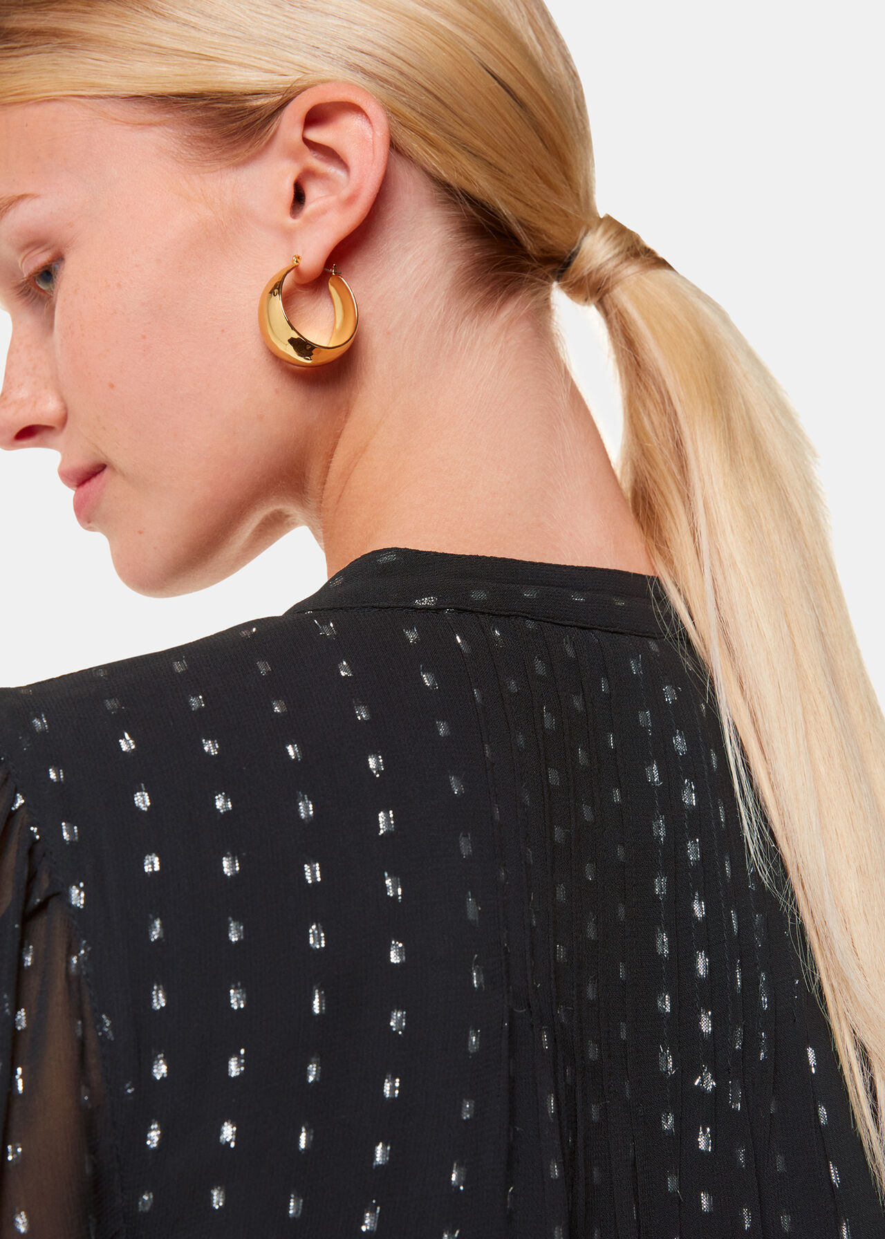 Metallic Stripe Shirt