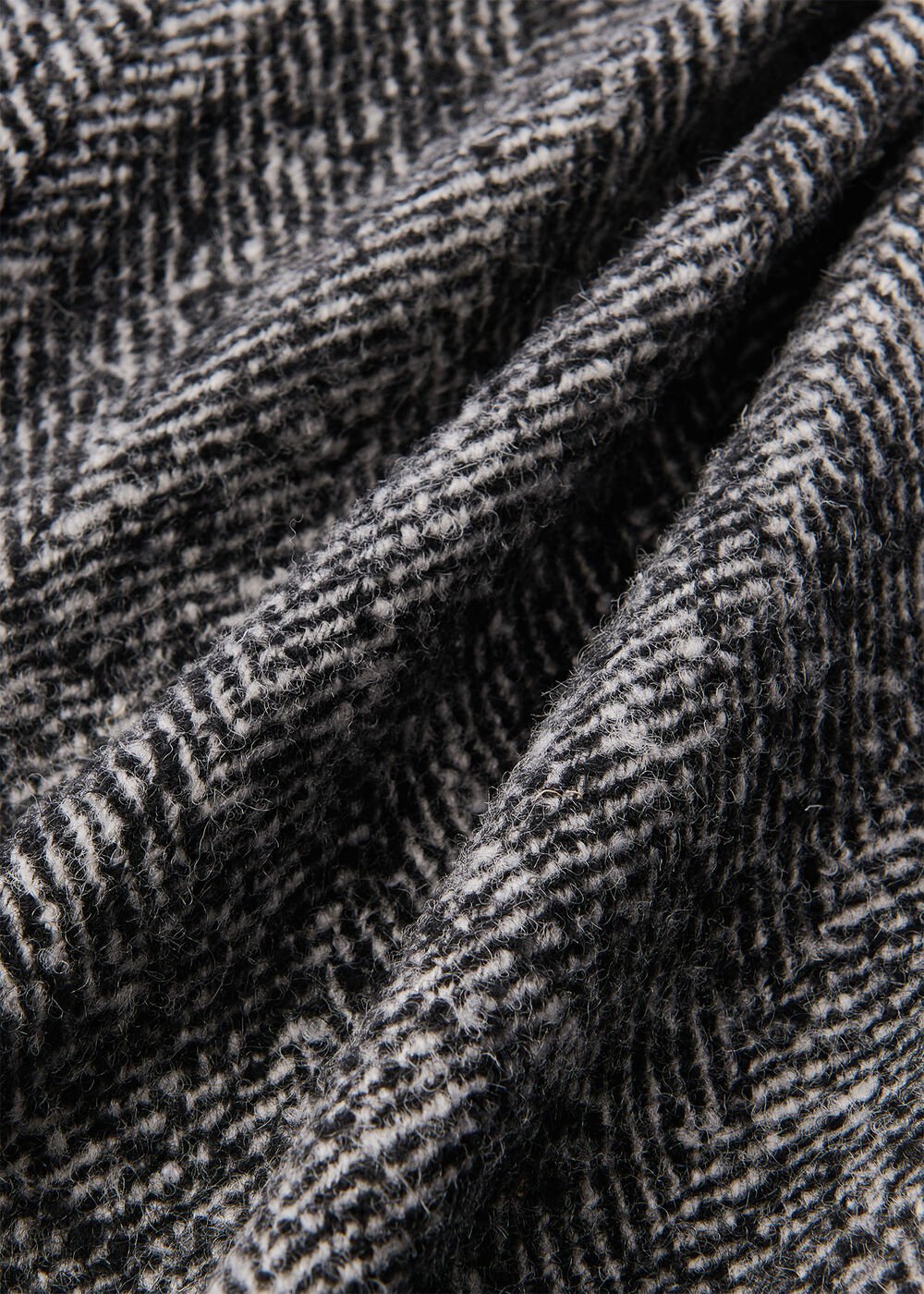 Romy Herringbone Boucle Coat