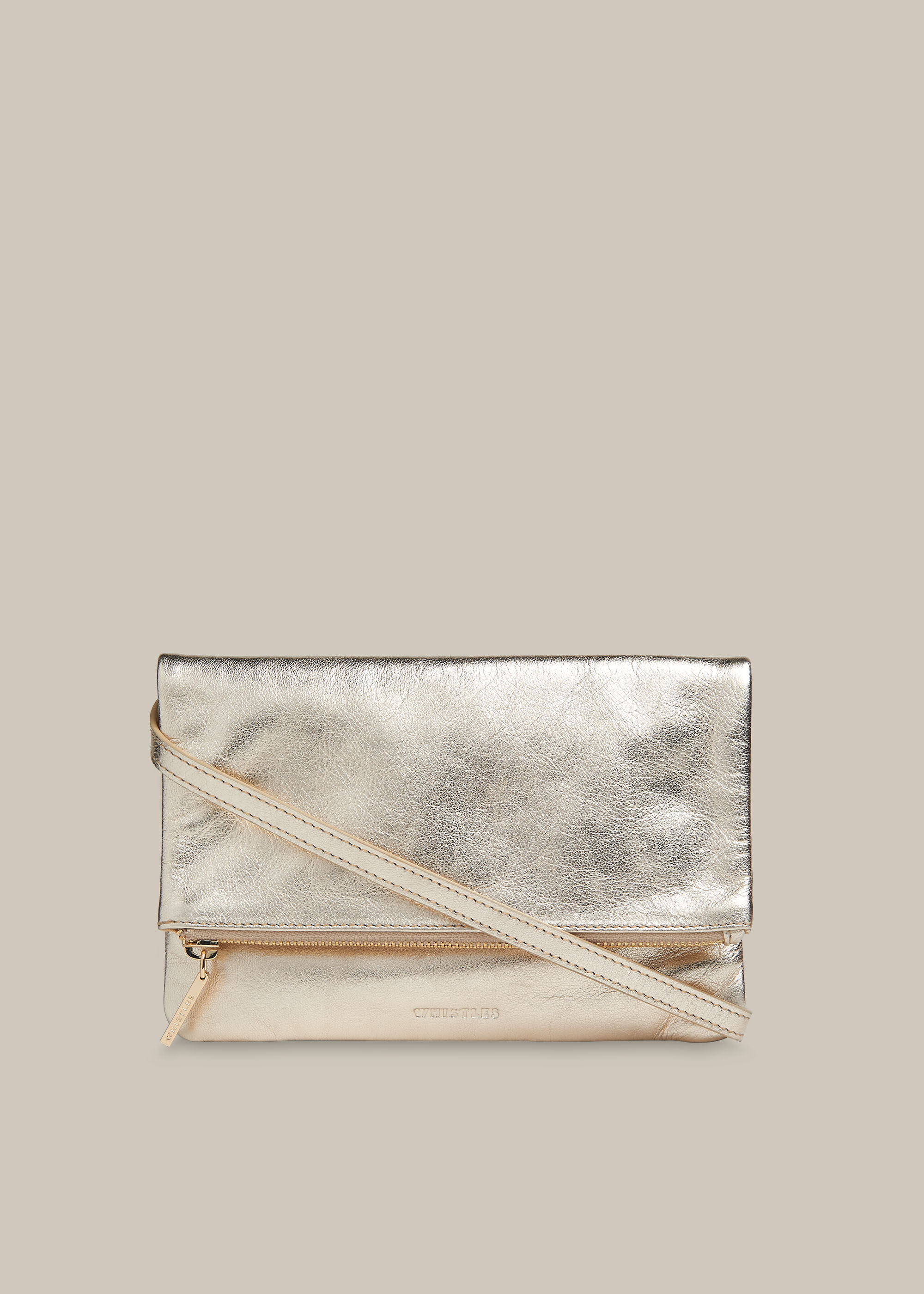 Whistles gold clutch bag clearance