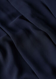 Draped Bubble Hem Skirt