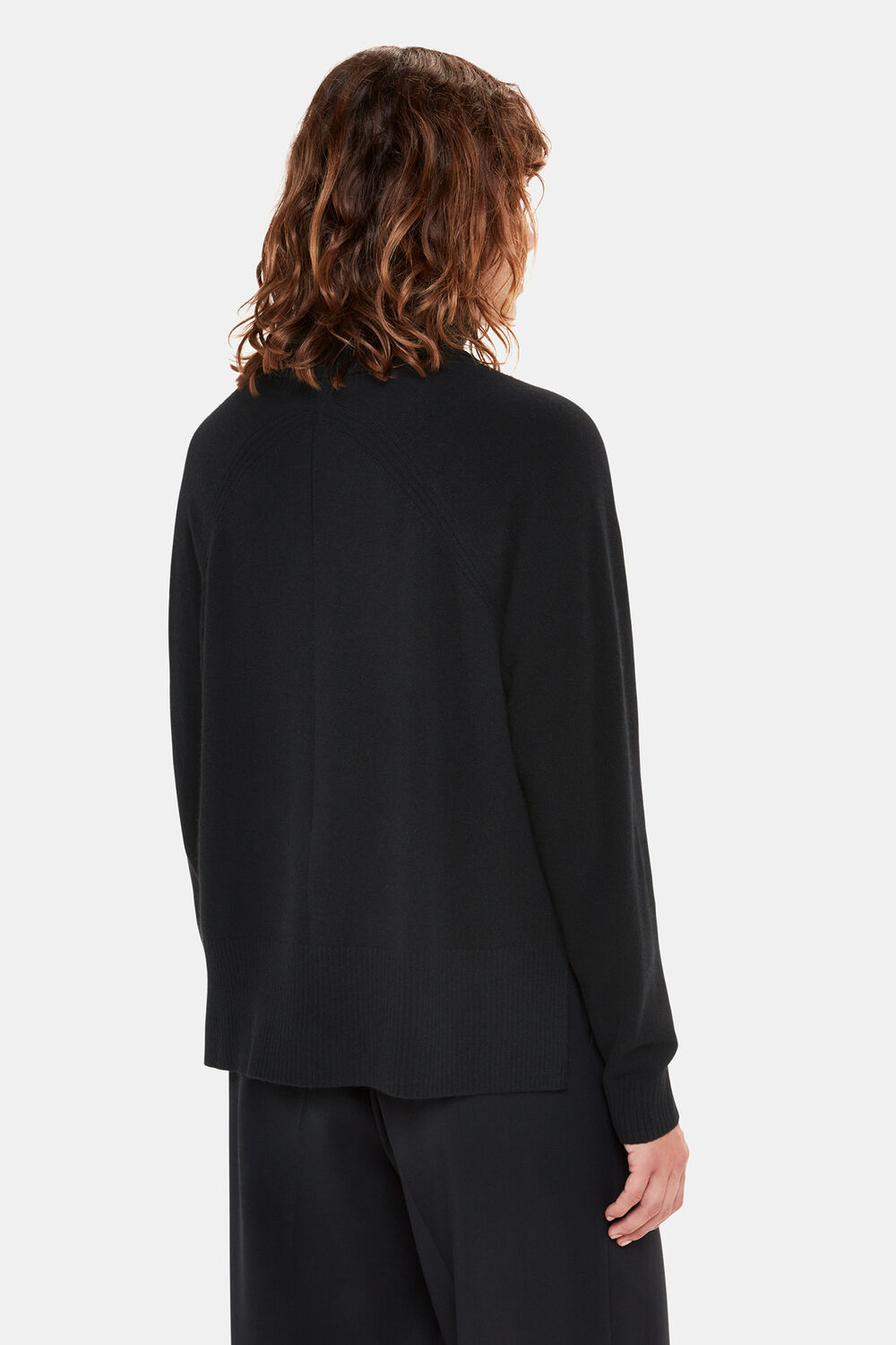 Black Cashmere Turtleneck Sweater