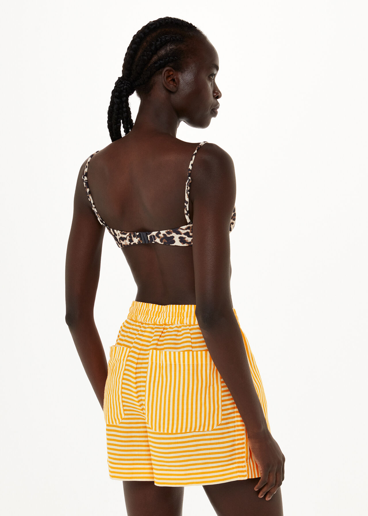 Multicolour Sunshine Stripe Short | WHISTLES