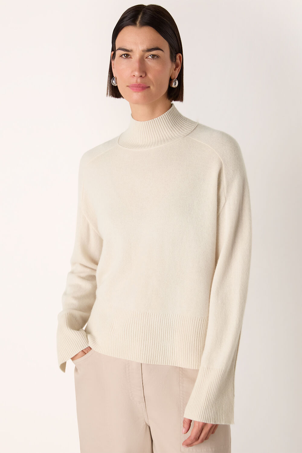 Cashmere Funnel Neck