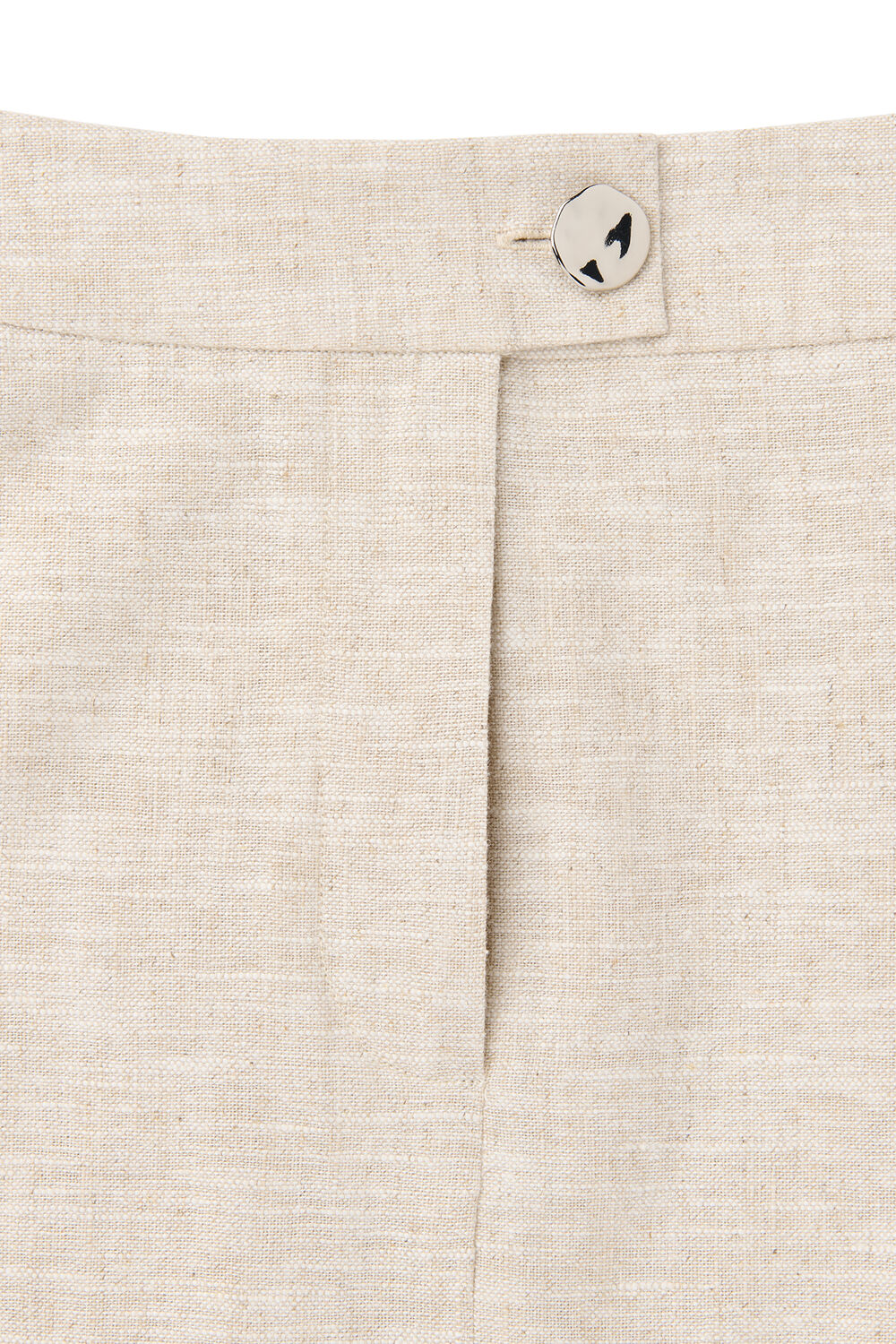 Linen Mix Mini Skirt
