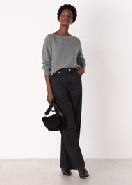 Wool Twist Front Detail Knit