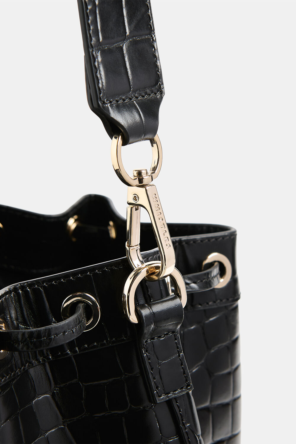 Giulia Croc Bucket Bag
