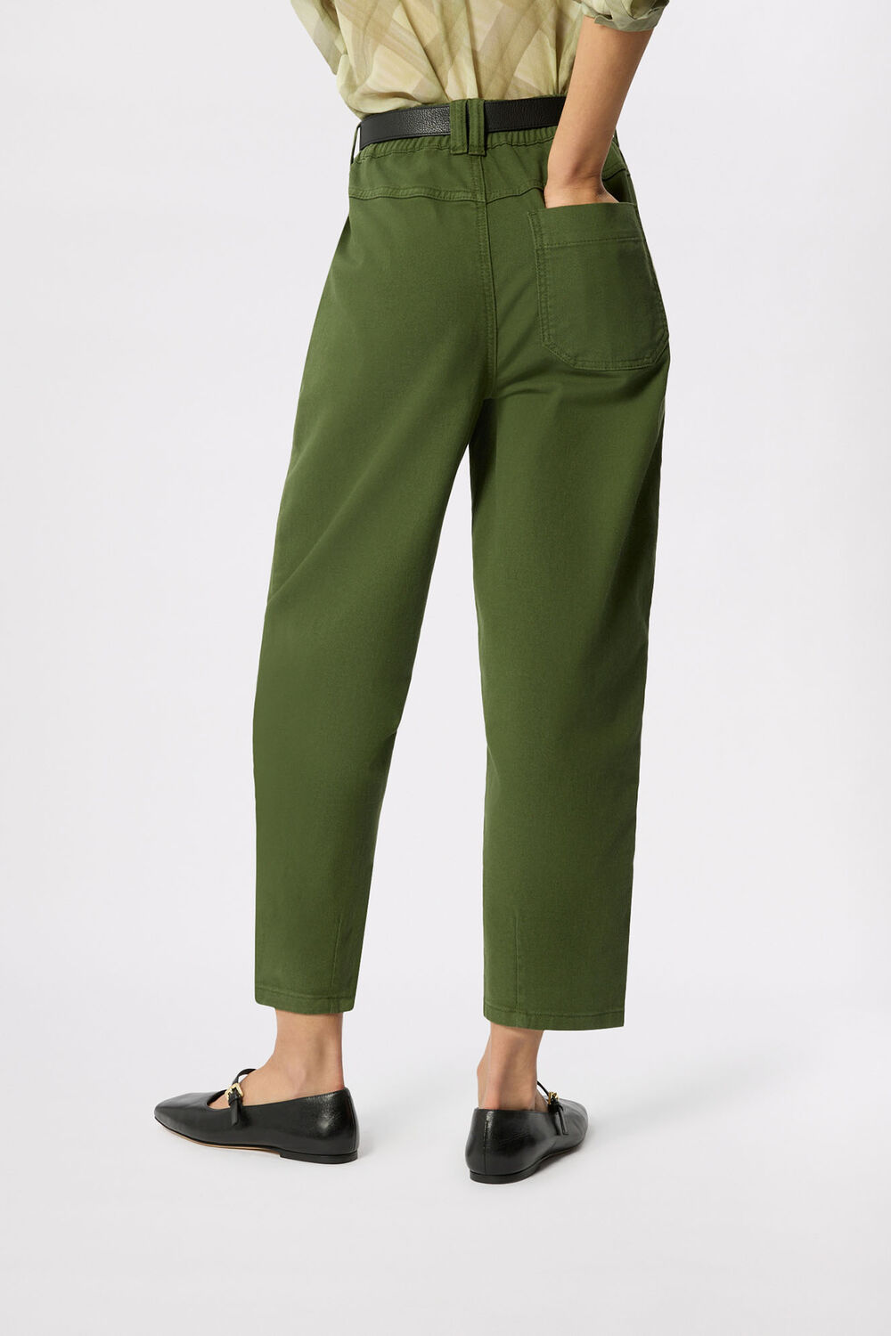 Khaki Tessa Casual Pants&nbsp;