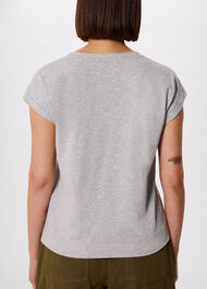 Willa V-Neck Cap Sleeve Tee