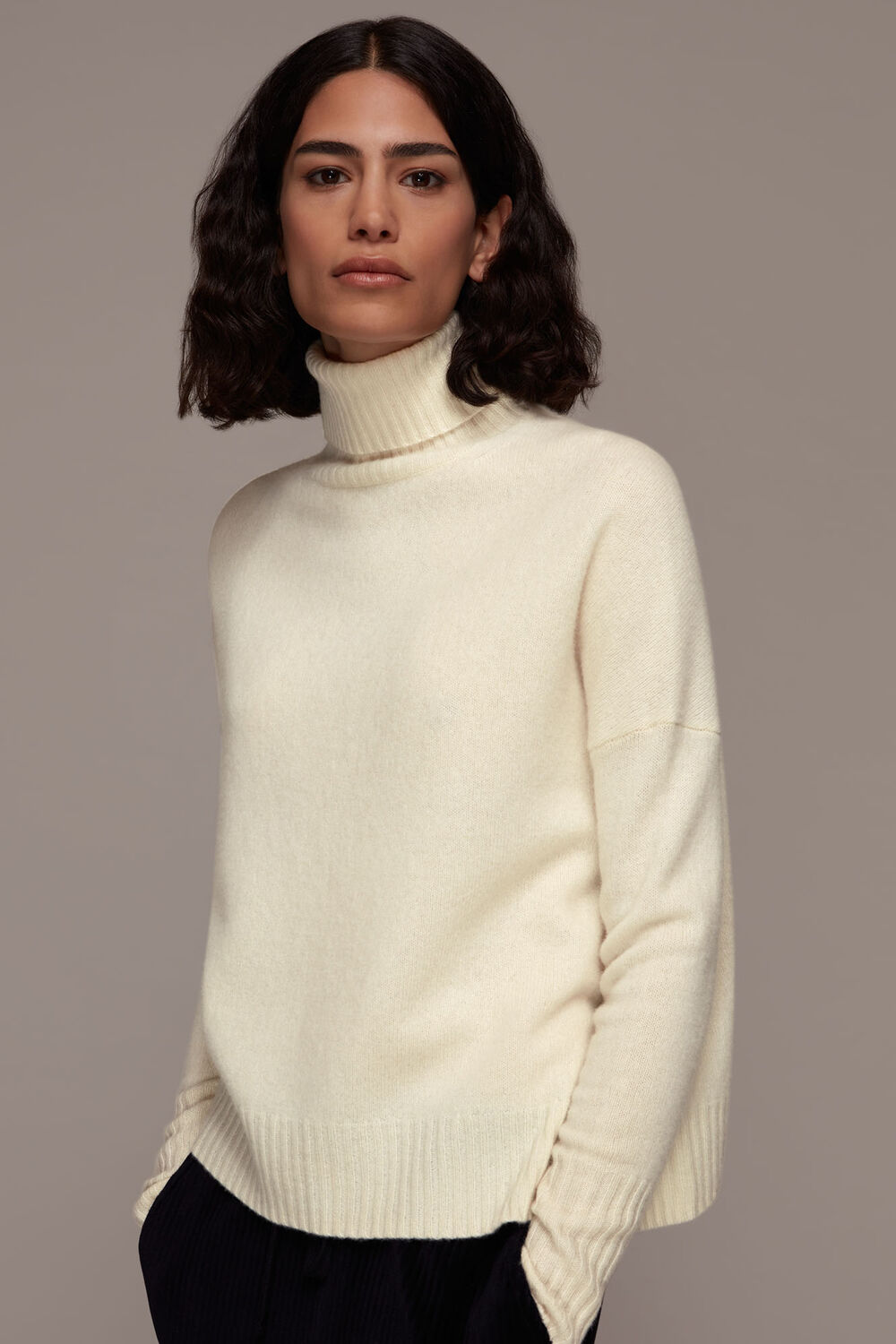 Roll Neck Wool Knit