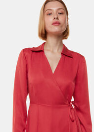 Elodie Tie Wrap Midi Dress