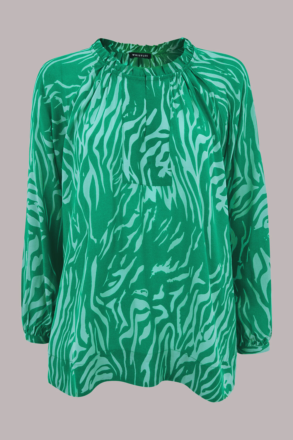 Tiger Print Blouse