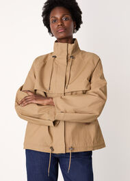 Funnel Neck Parka Jacket