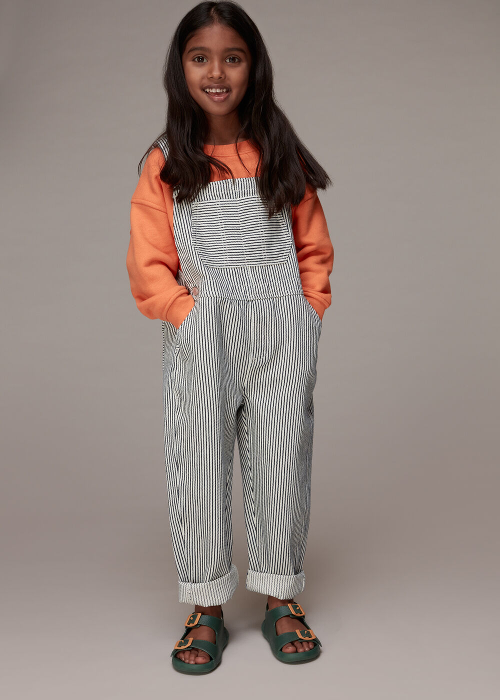 Nico Stripe Dungaree
