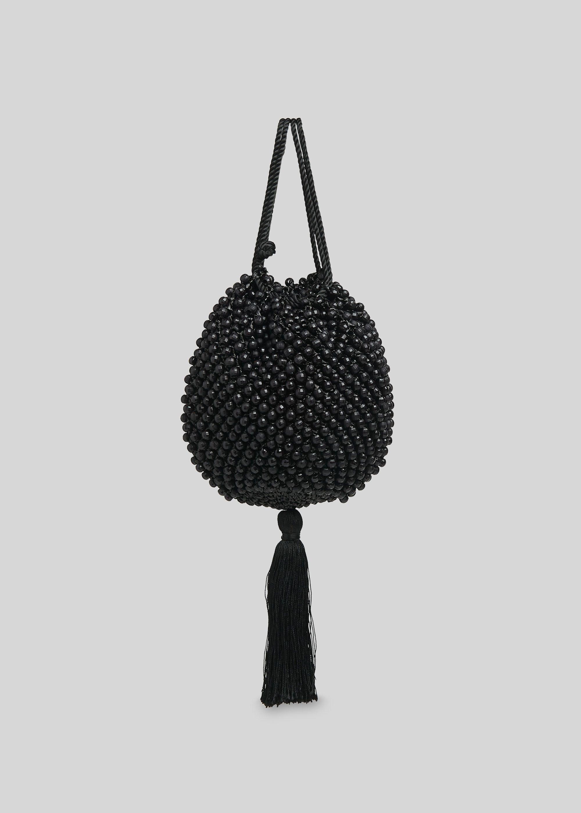 Black beaded sales purse