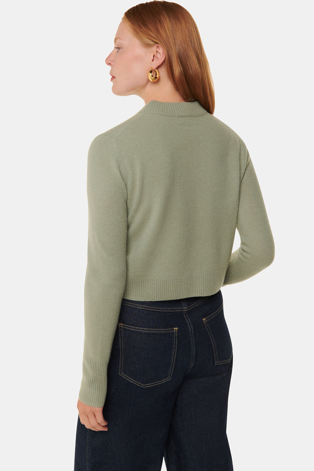 Wool Cropped Sweater