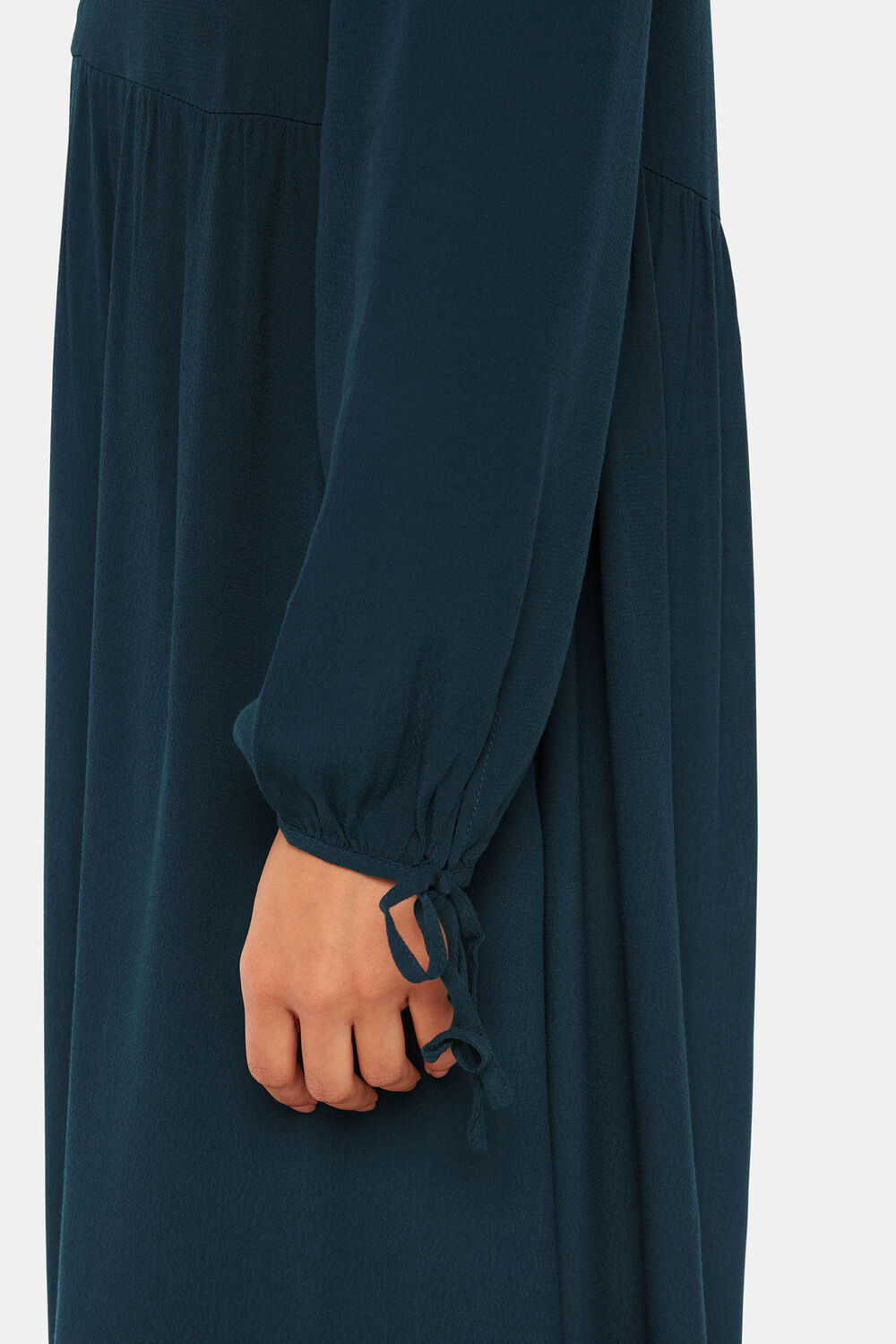Teal Lyla Trapeze Midi Dress