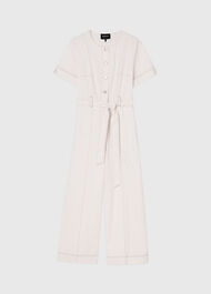 Button Down Jumpsuit