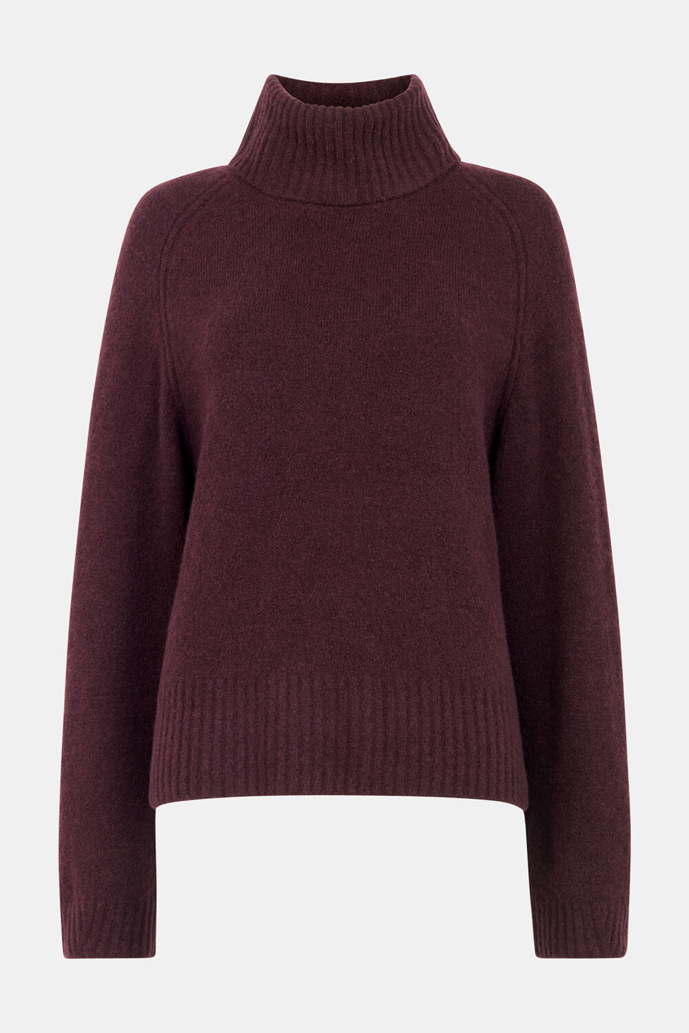 Roll Neck Wool Mix Jumper