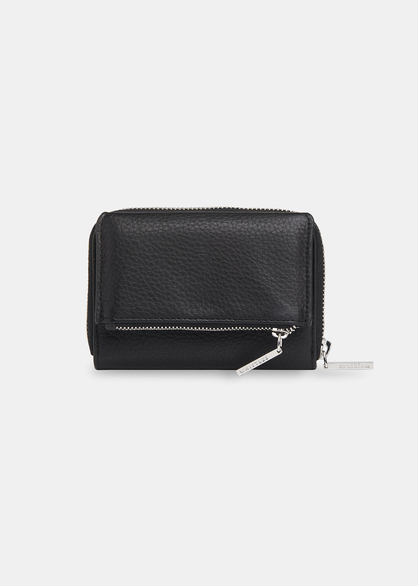 Black zip deals purse