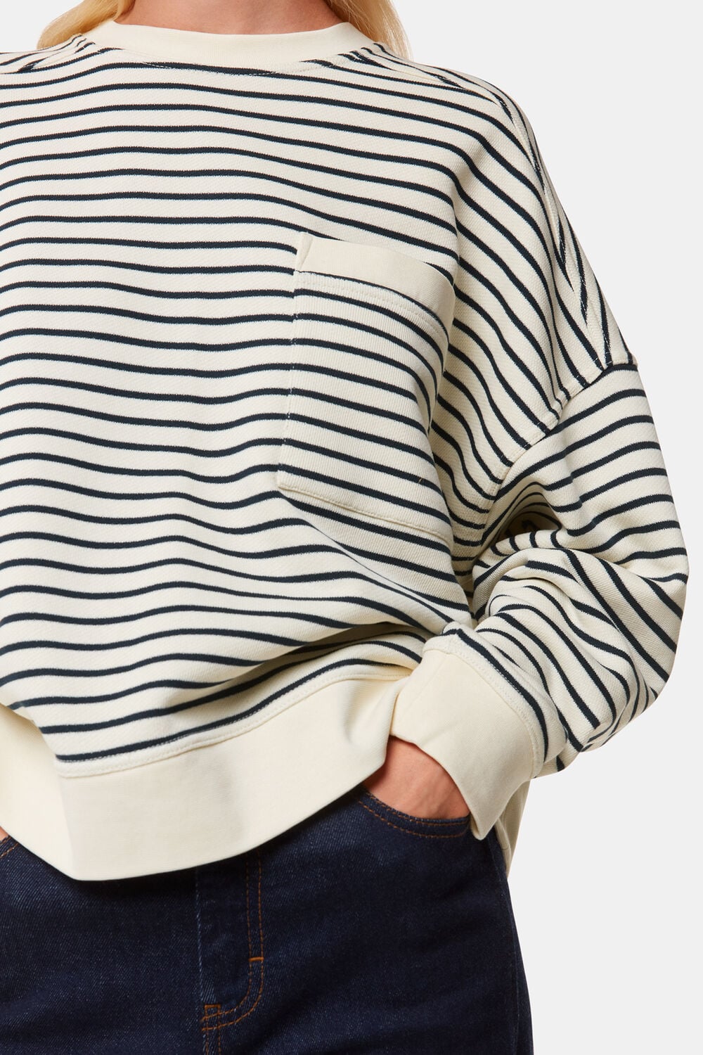 Stripe Sweat