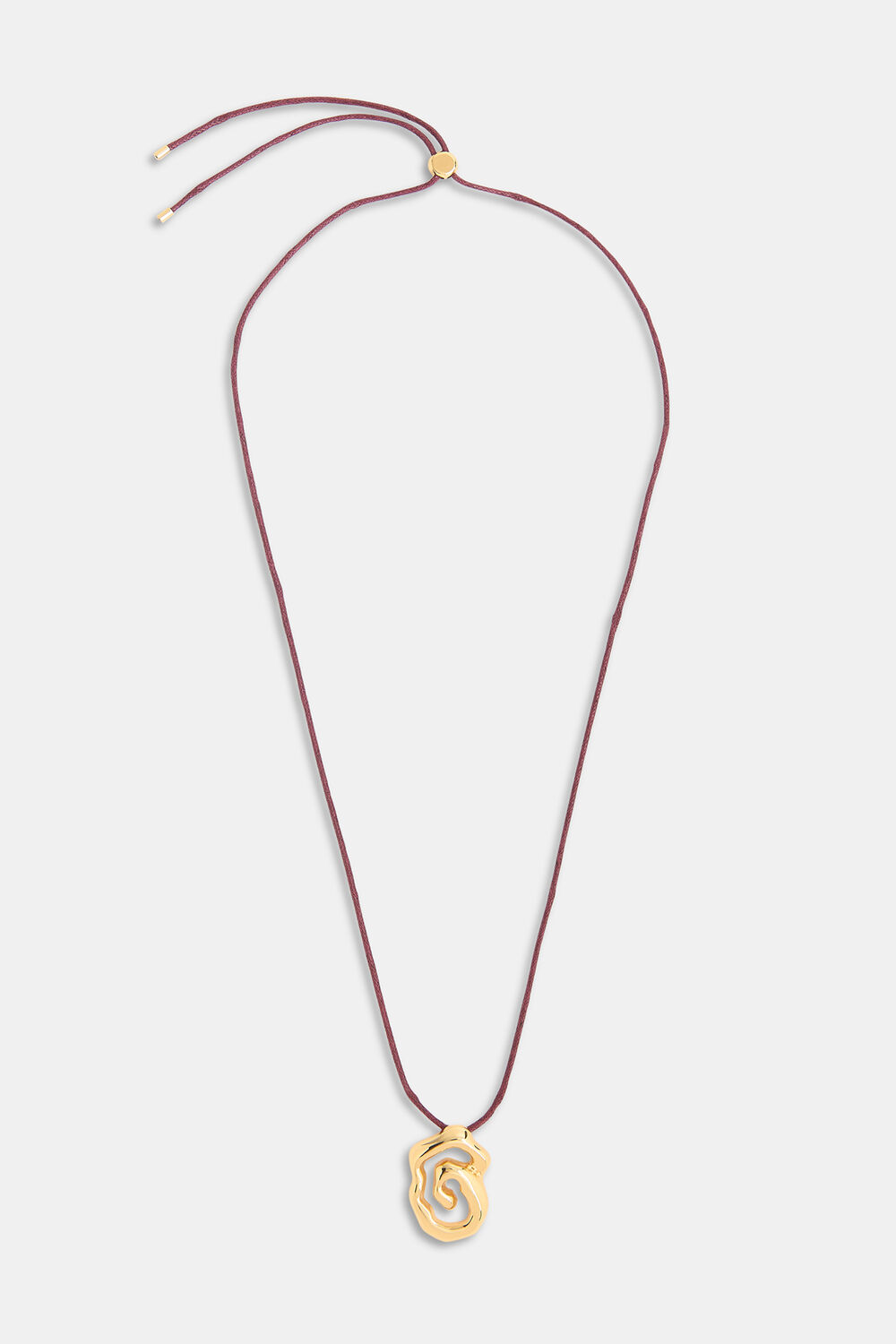 Molten Abstract Cord Necklace