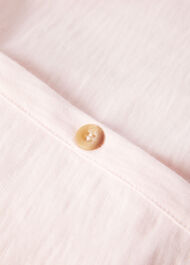 Ella V Neck Button Through Tee