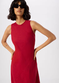 Bias Cut Linen Dress