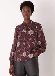 Floral Dobby Blouse