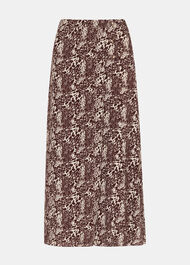 Micro Leopard Print Wrap Skirt