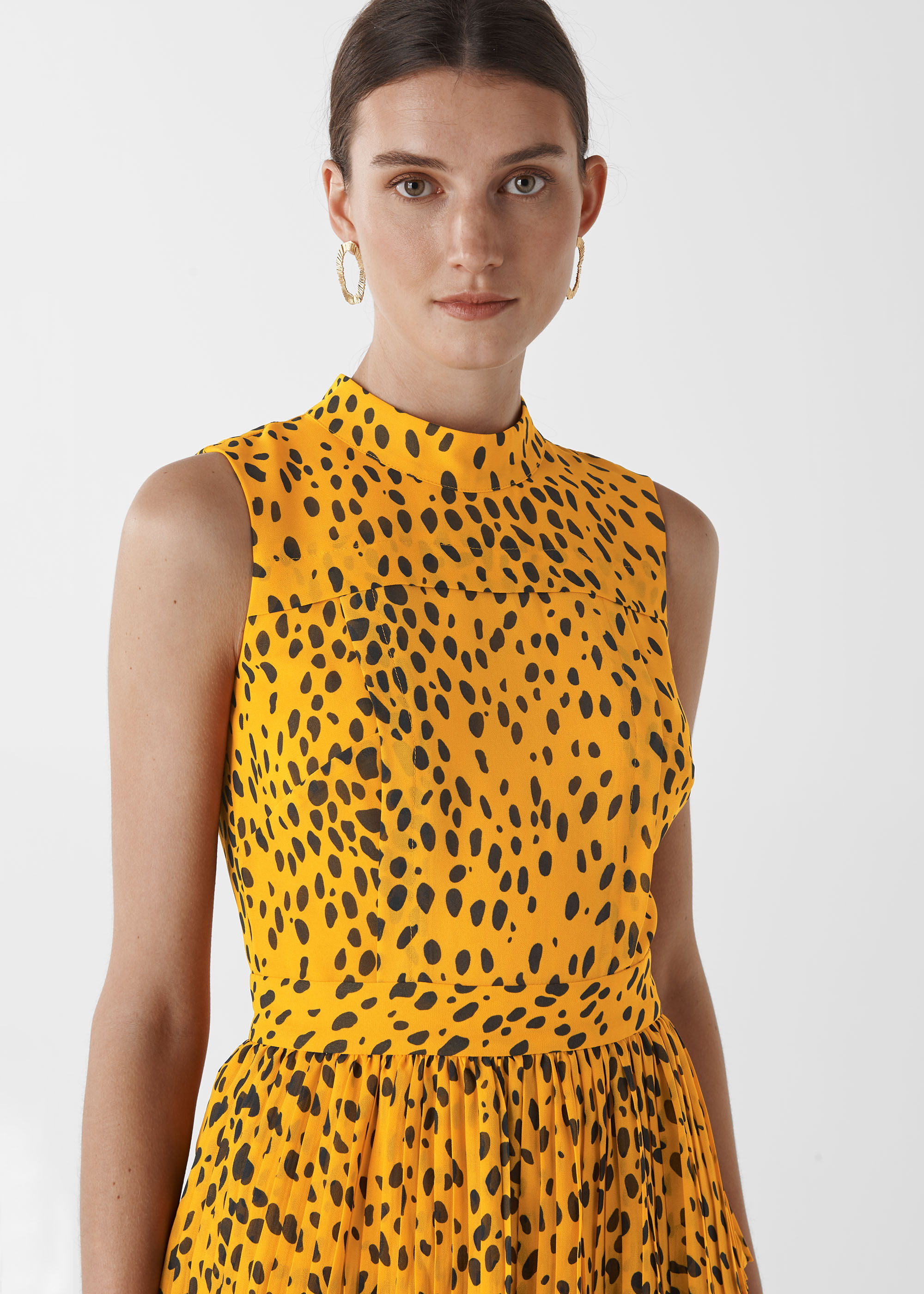 Whistles animal print tiered dress online