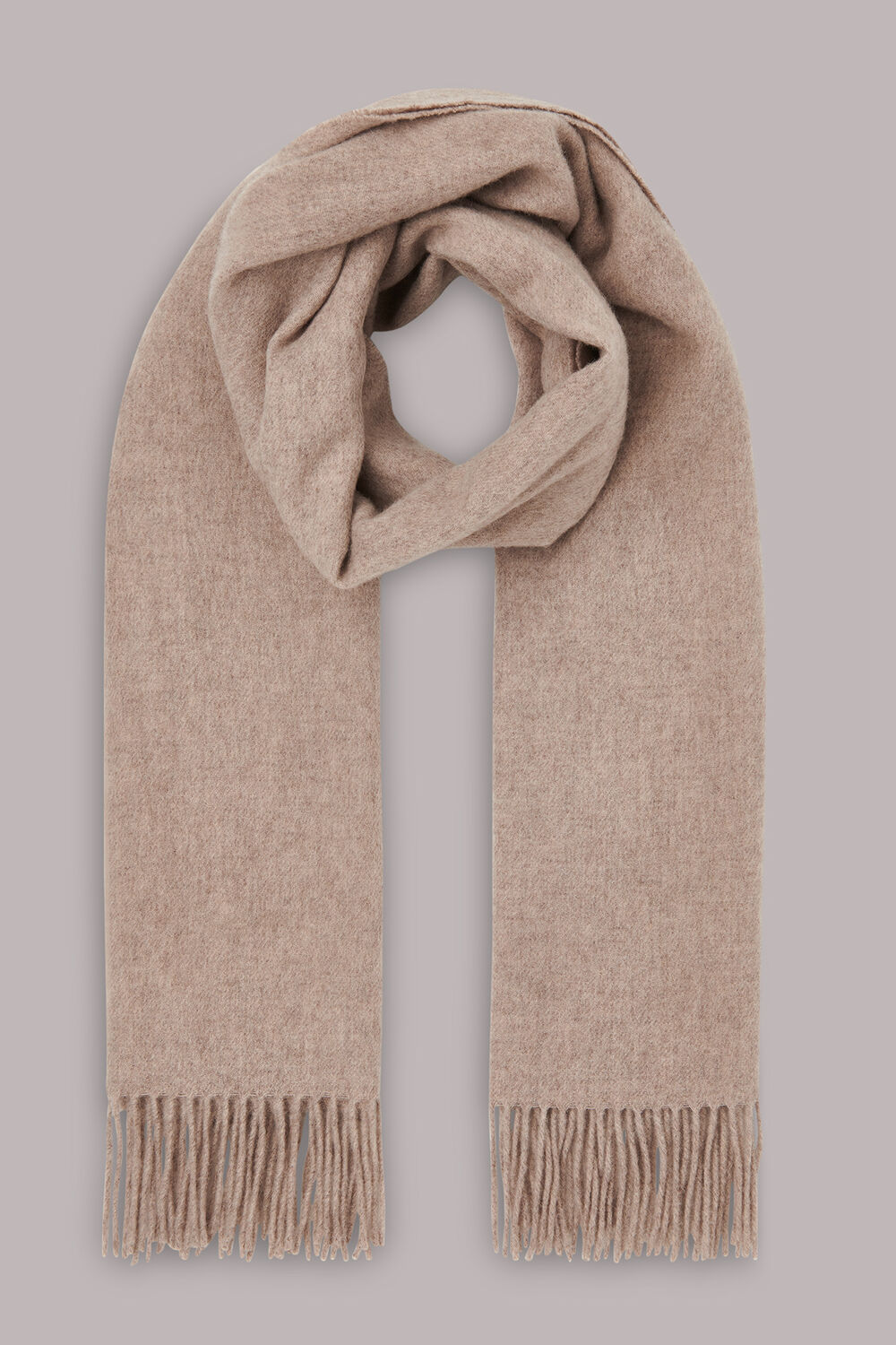 Fringed Wool Scarf