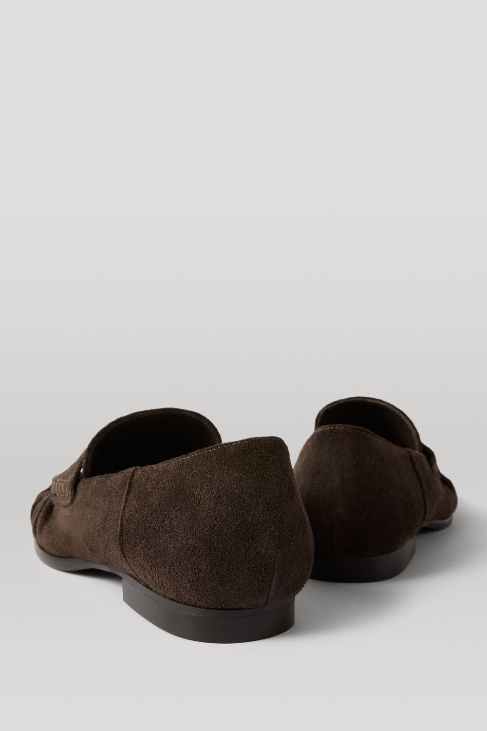 Soft Suede Ruched Loafer