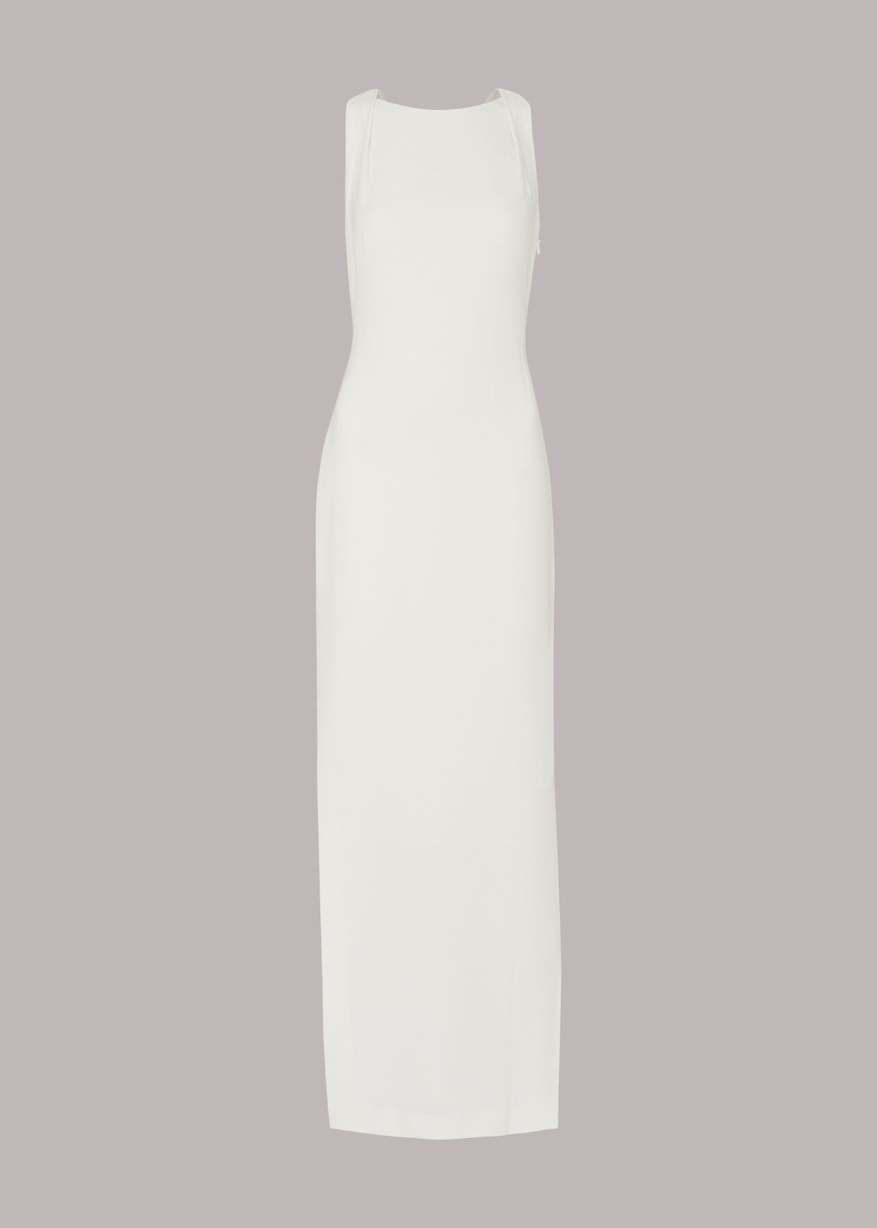 Ivory Tie Back Maxi Dress | WHISTLES | Whistles