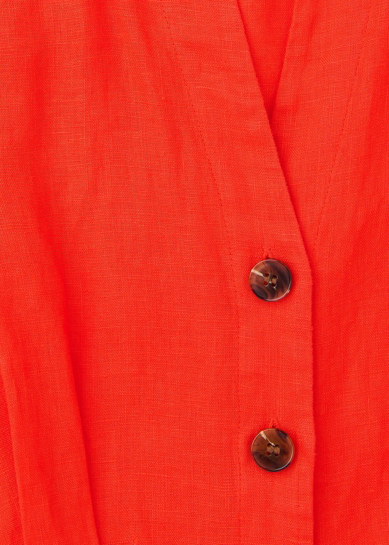 Petite Fiona Linen Button Jumpsuit