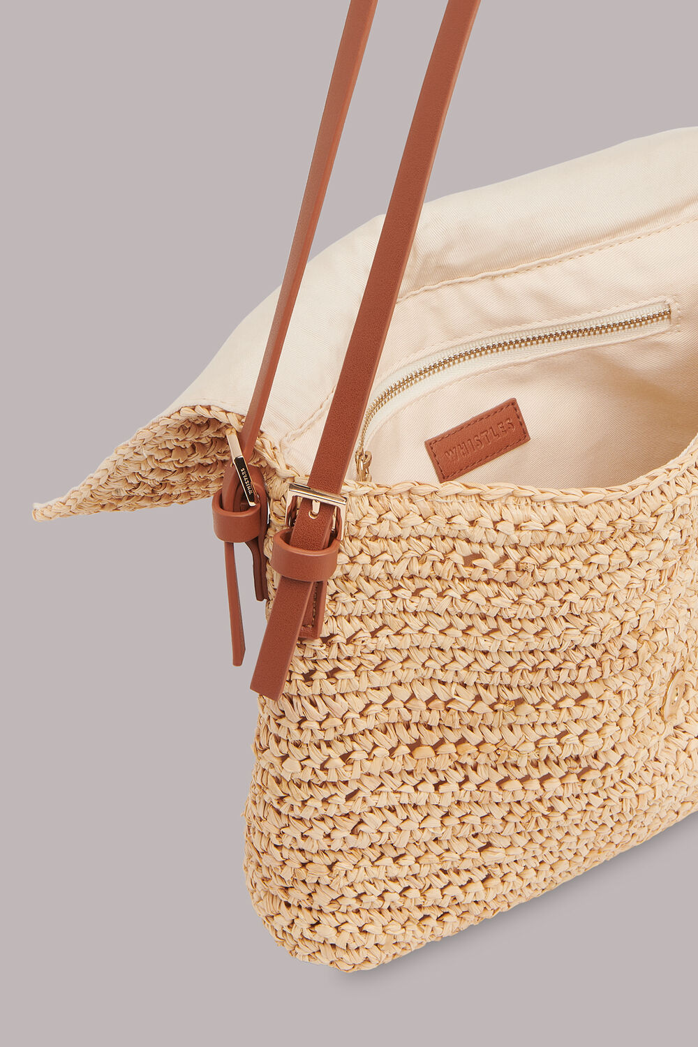 Karis Straw Shoulder Bag