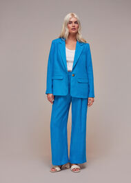 Petite Lucy Linen Blazer