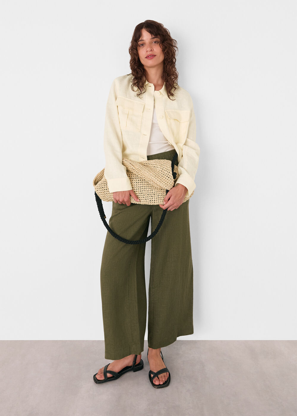 Abby Linen Casual Jacket